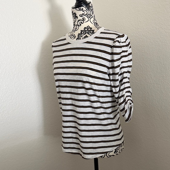 Veronica Beard Waldorf Striped Long Sleeve Top Size M - Picture 4 of 12